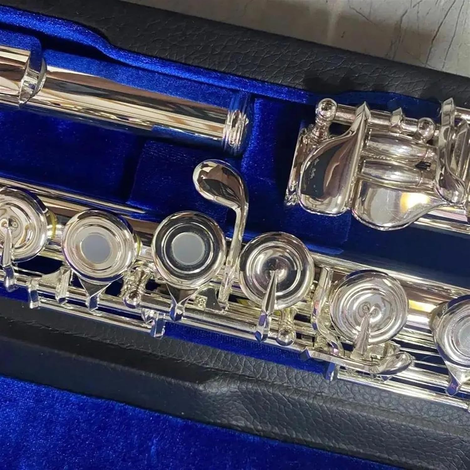 Woodwind Instruments Japan Flute Silver Plated 17 Keys Flute Open Hole Flute Musical Instrument