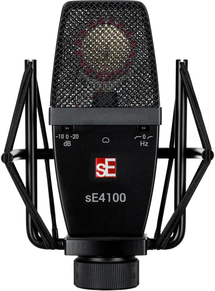 SE Electronics SE4100 Large Diaphragm Cardioid Vintage Condenser Microphone w/Shockmount