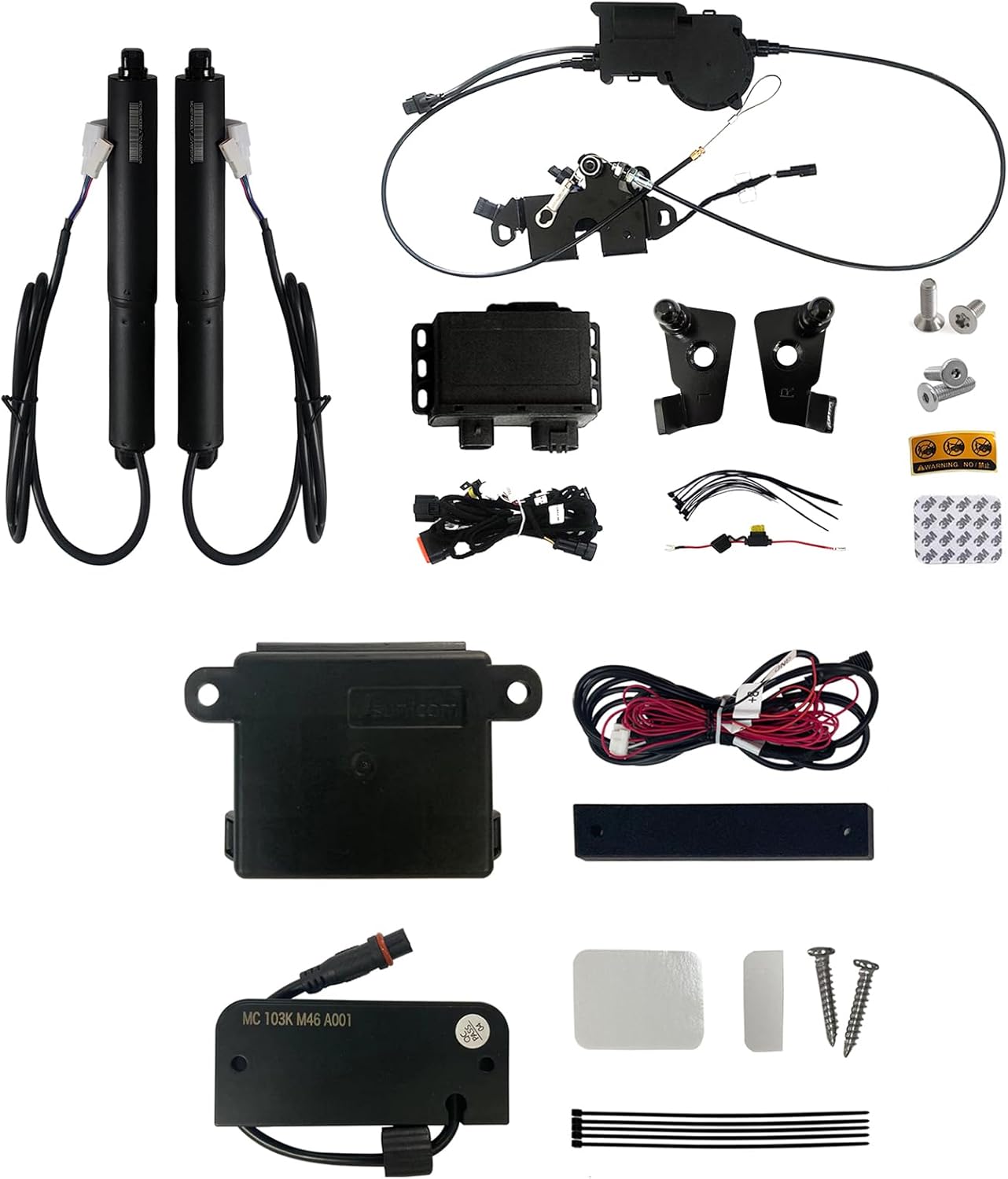 Power Frunk Kit & Kick Sensor Bundle(2 Pack)- Front Trunk Automatic Power Frunk Kit for Tesla Model Y 2020 2021 2022 2023 2024 Die-Cast Body with Foot Sensor