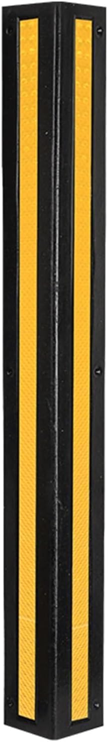 LNNW Garage Wall Protector L-shaped Reflective Strip Corner Guards, Garage Edge Wall Panel Corner Guards, Automotive Parking Wall Edge Guards Wall Corner Edge and Bumpers Corner Guards(Black+Yellow-80