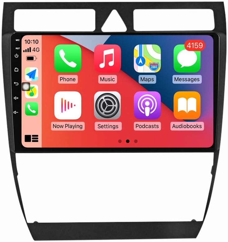 Generic Car Stereo Radio for A6 Audi A6 1999-2004 2G RAM+32G ROM