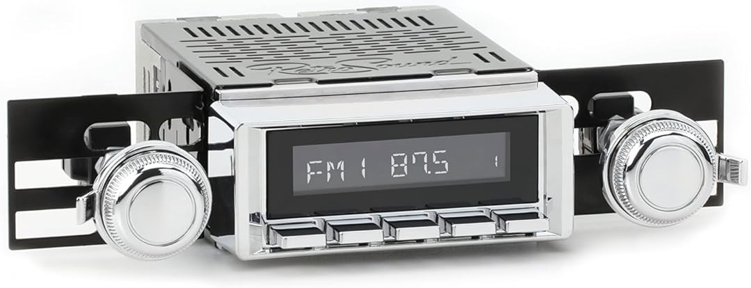 RetroRadio Compatible with 1968-72 Pontiac GTO Features Include Bluetooth, HD, SiriusXM Ready, AM/FM LC-M4-115-03-73PT