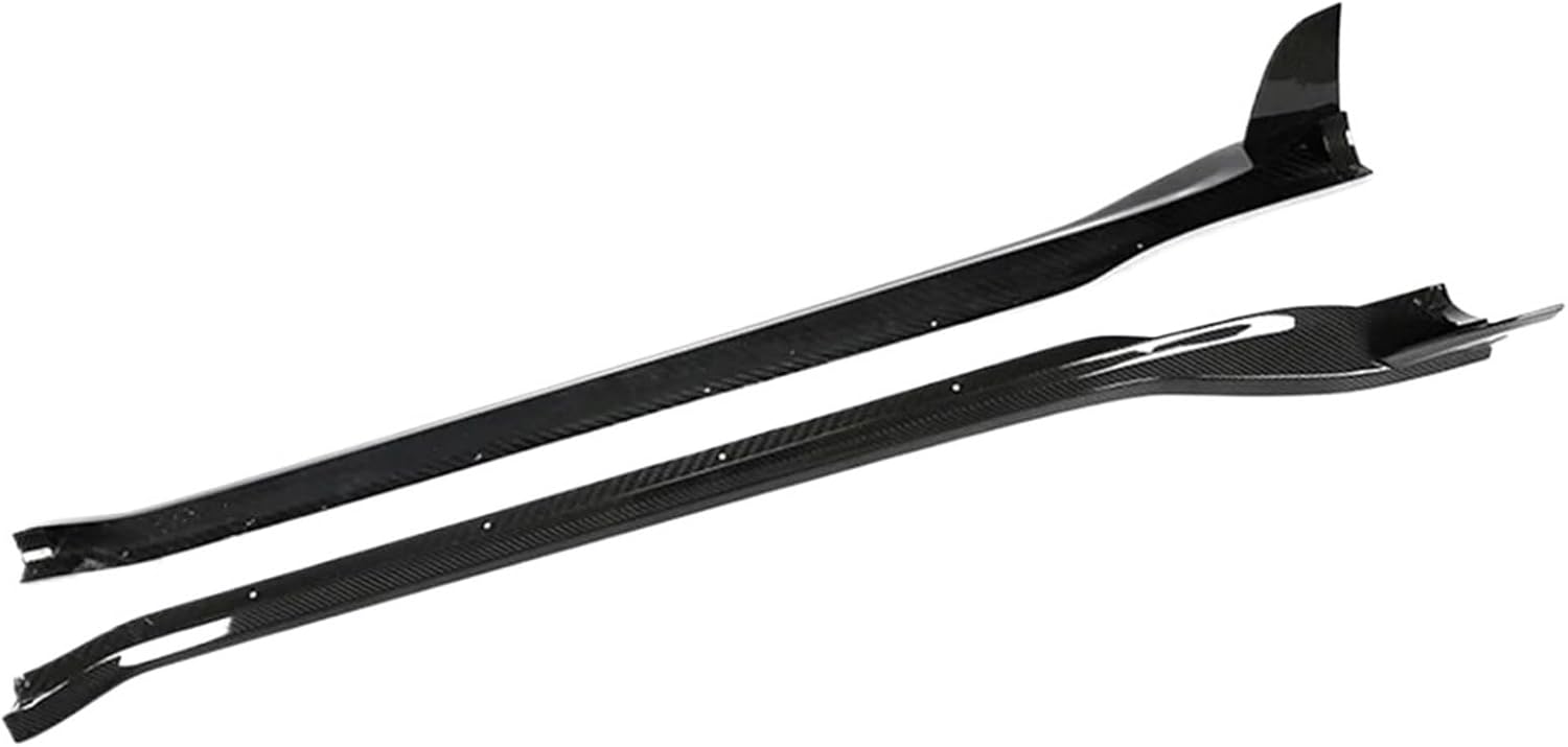 Car Side Skirts Apron Extensions Lip Splitters Dry Carbon Compatible with Porsche 911 Turbo S 2019-2023 Door Guard Body Kits