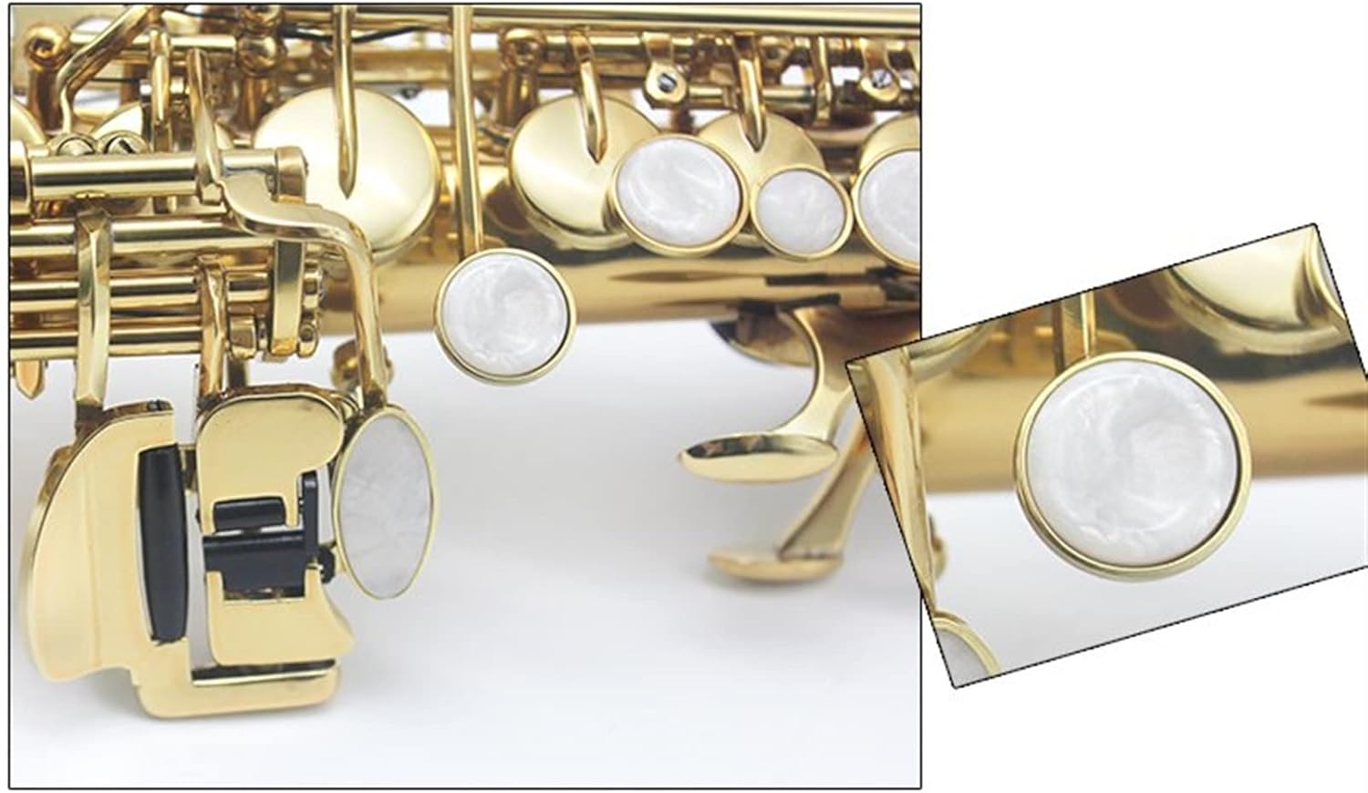 B Flat Saxophone Straight Pipe Saxophone Western Wind Instrument Beginner Professional Playing Professional Saxophone