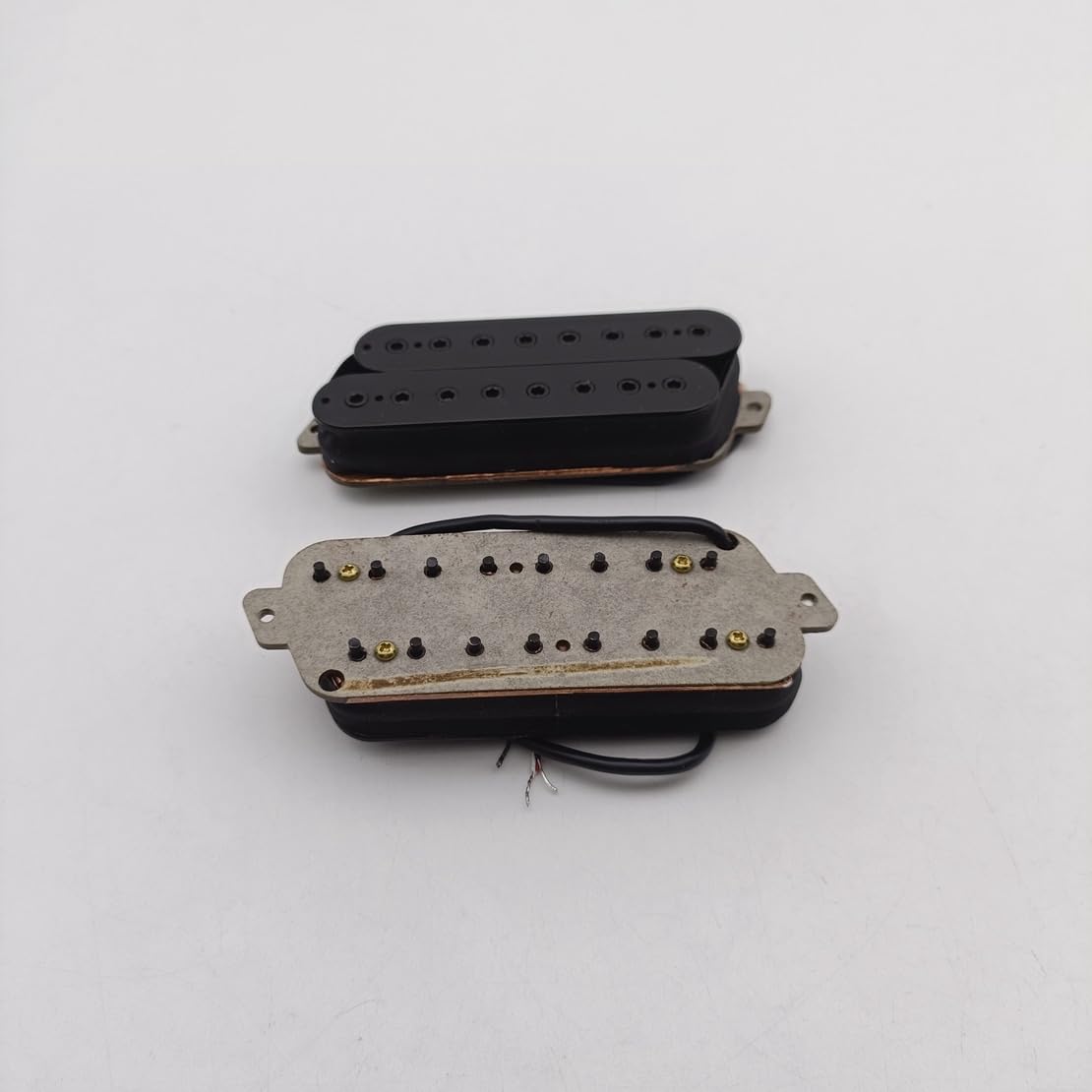 Fanned Fret Guitar Pickup with Alnico 5 Magnet Humbucker Double Coil Pickups Replacement Parts for 7/8 String Electric Guitar (8 string)