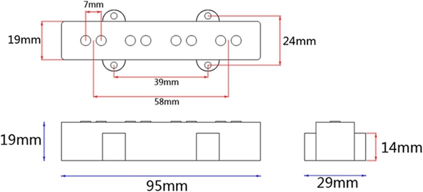 KESHUO Electric Guitar Wiring Harness 3 Band Equalizer EQ Preamp Circuit Bass Guitar Tone Control Wiring Harness Pickup Set