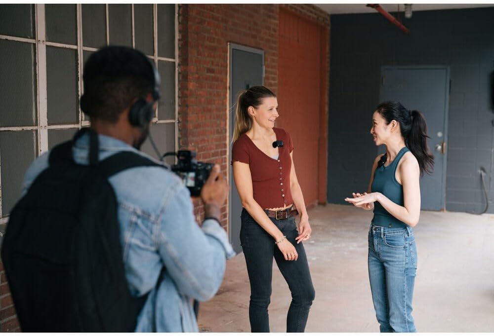 Sennheiser Profile 2-Person Clip-On Wireless Audio System/Recorder for Camera & Smartphone | 2.4 GHz Bundle with Lavalier Microphone+ Cleaning Cloth (3 Item)