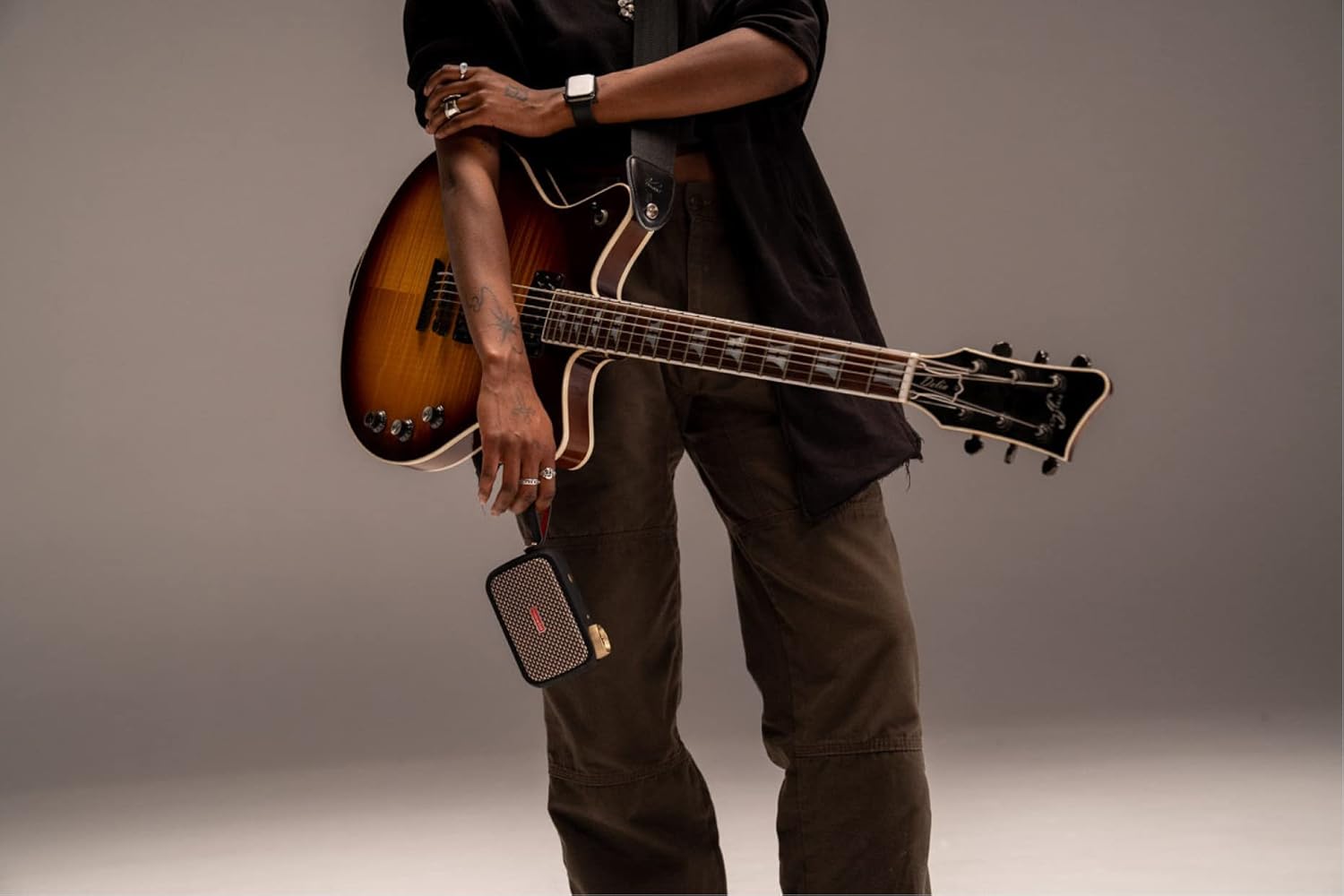 Positive Grid Spark GO 5W Ultra-Portable Smart Guitar Amp, Headphone Amp & Bluetooth Speaker with Smart App for Electric Guitar, Acoustic or Bass