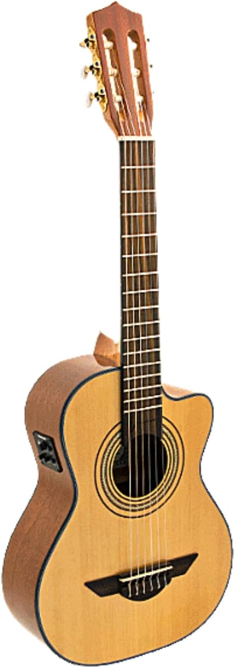 H. Jimenez LR2CE Voz de Trio Electric Requinto Cutaway Guitar with Action Gold Tuners
