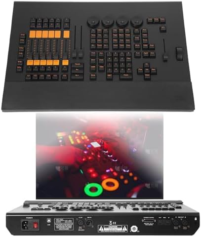 DJ Controller,Lighting Mixing Board Console, with Music Recording Equipment and Stage Lighting Accessories,for Bar,stage