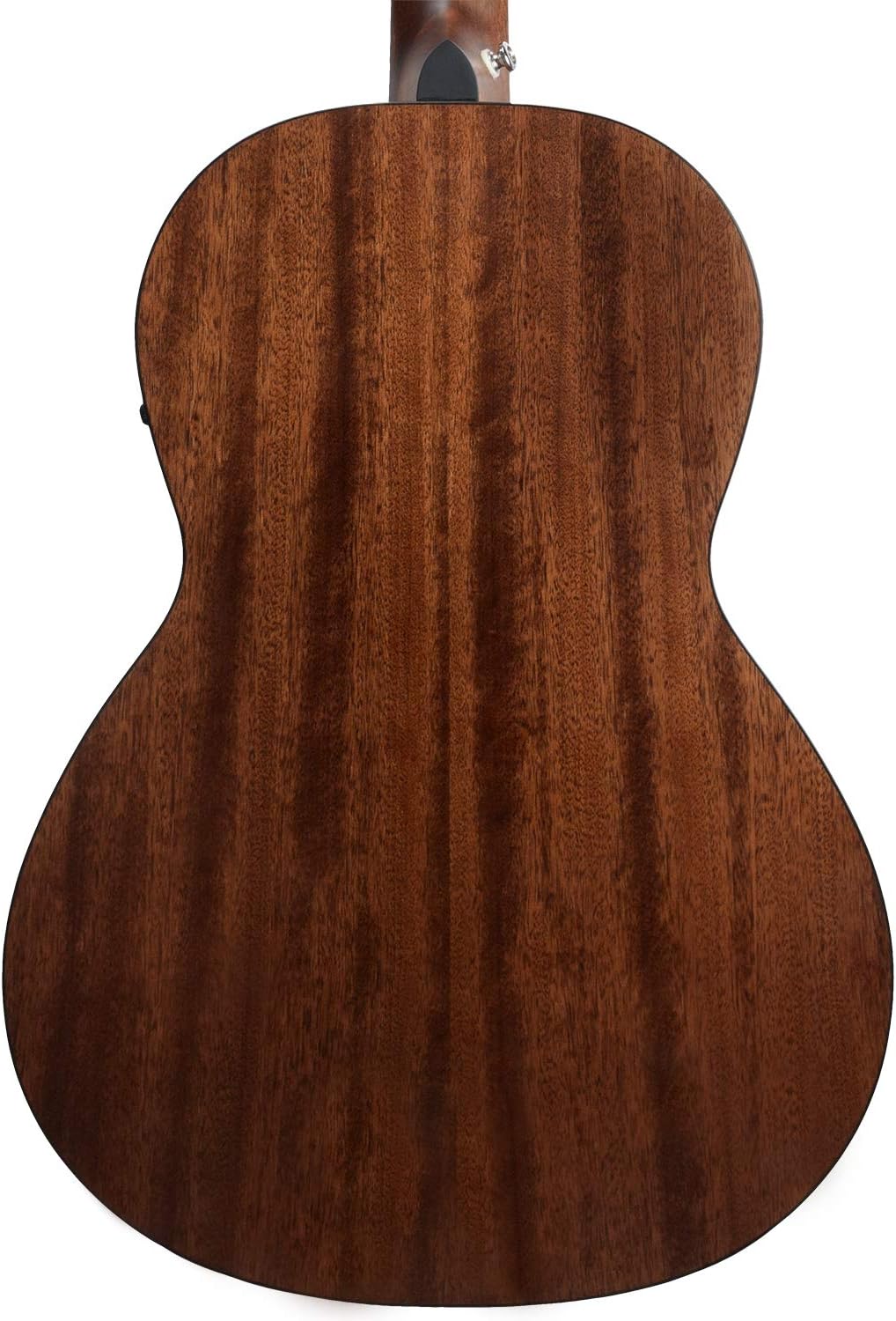 Sawtooth Mahogany Series Left-Handed Solid Mahogany Top Acoustic-Electric Parlor Guitar with Padded Gig Bag and Pick Sampler