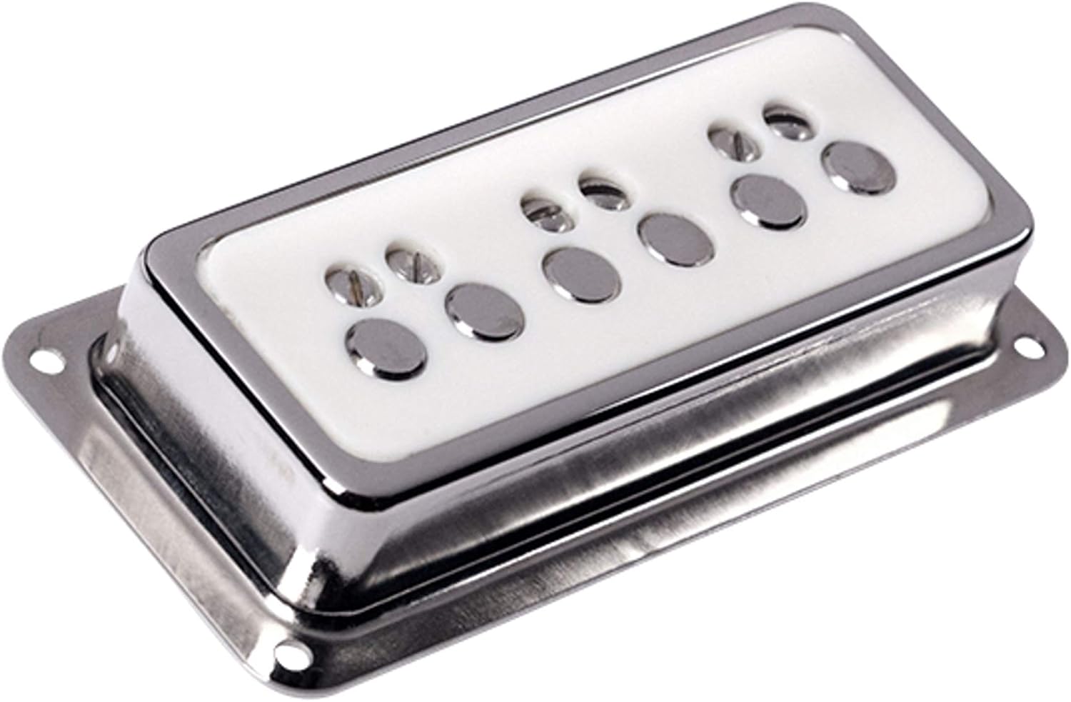 DeArmond 009-9402-049 Dynasonic Nickel/White Electric Guitar Pickup - Bridge