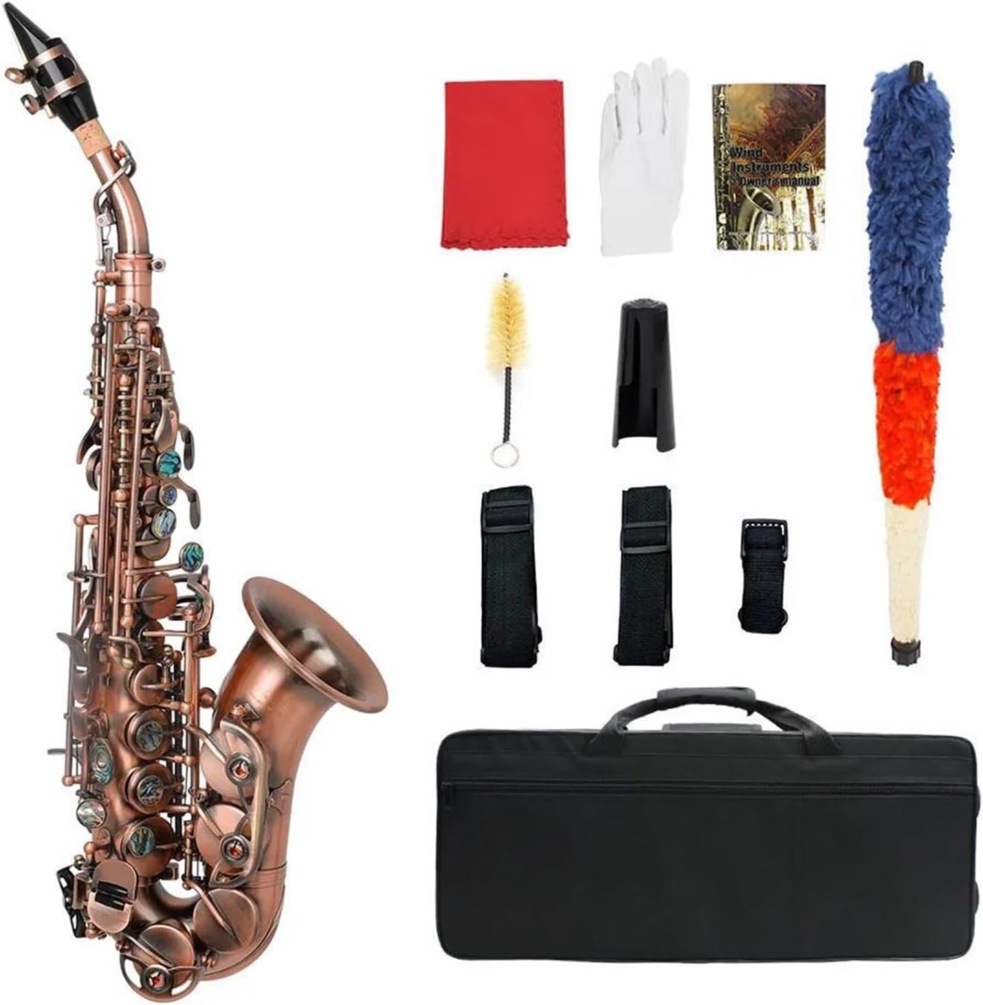 Professional Saxophone Bb Soprano Saxophone Playing Woodwind Instruments