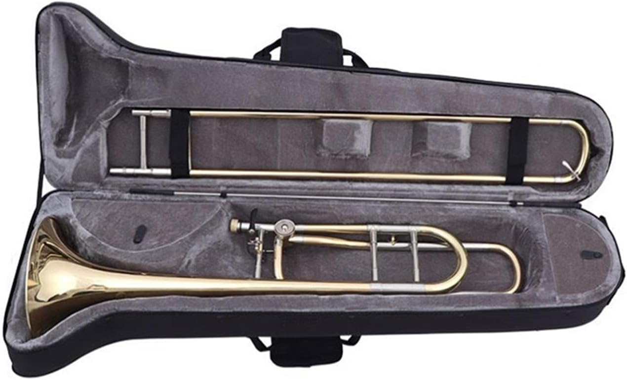 Tenor Trombone Professional Instrument Gold Lacquer B Flat