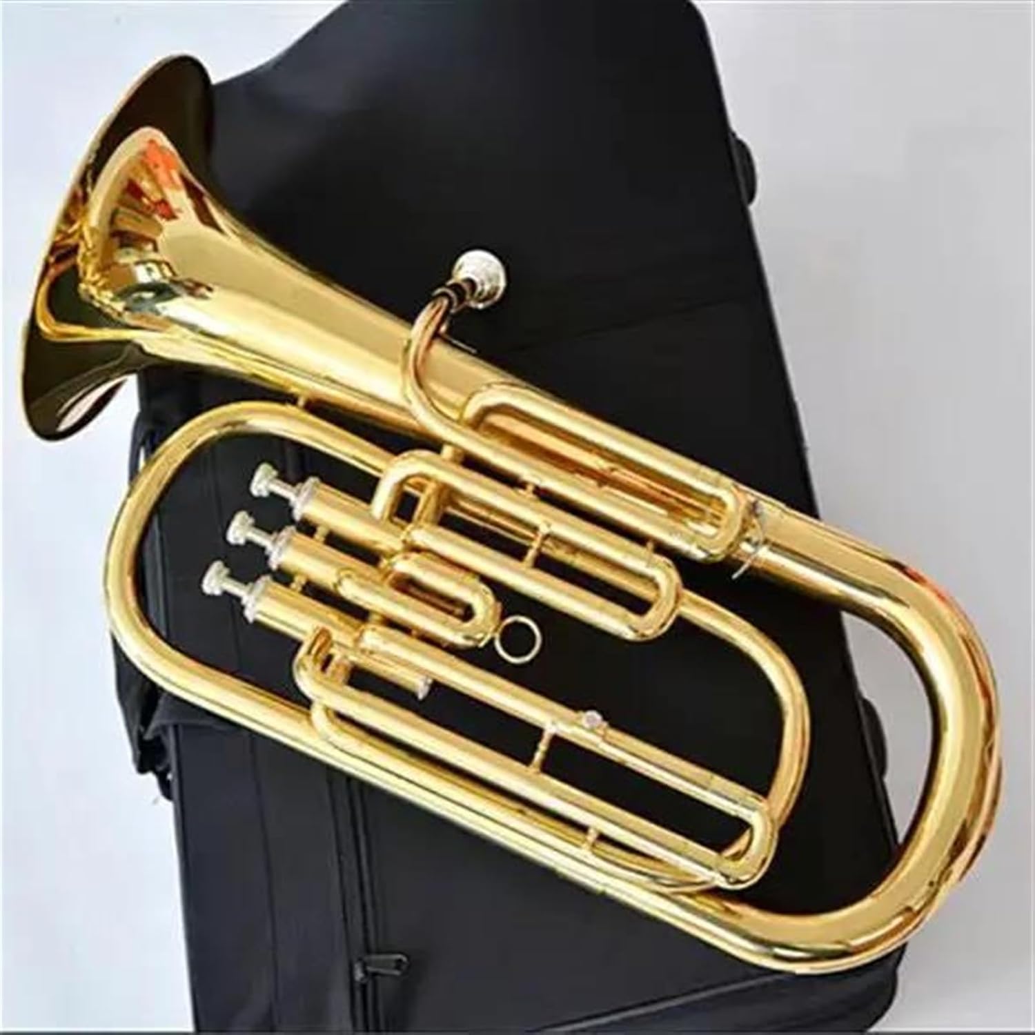 Beginner euphonium Japan Original Brass Gold-plated Baritono B-flat Tenor Three-key Euphonium Instrument Trumpet Horn