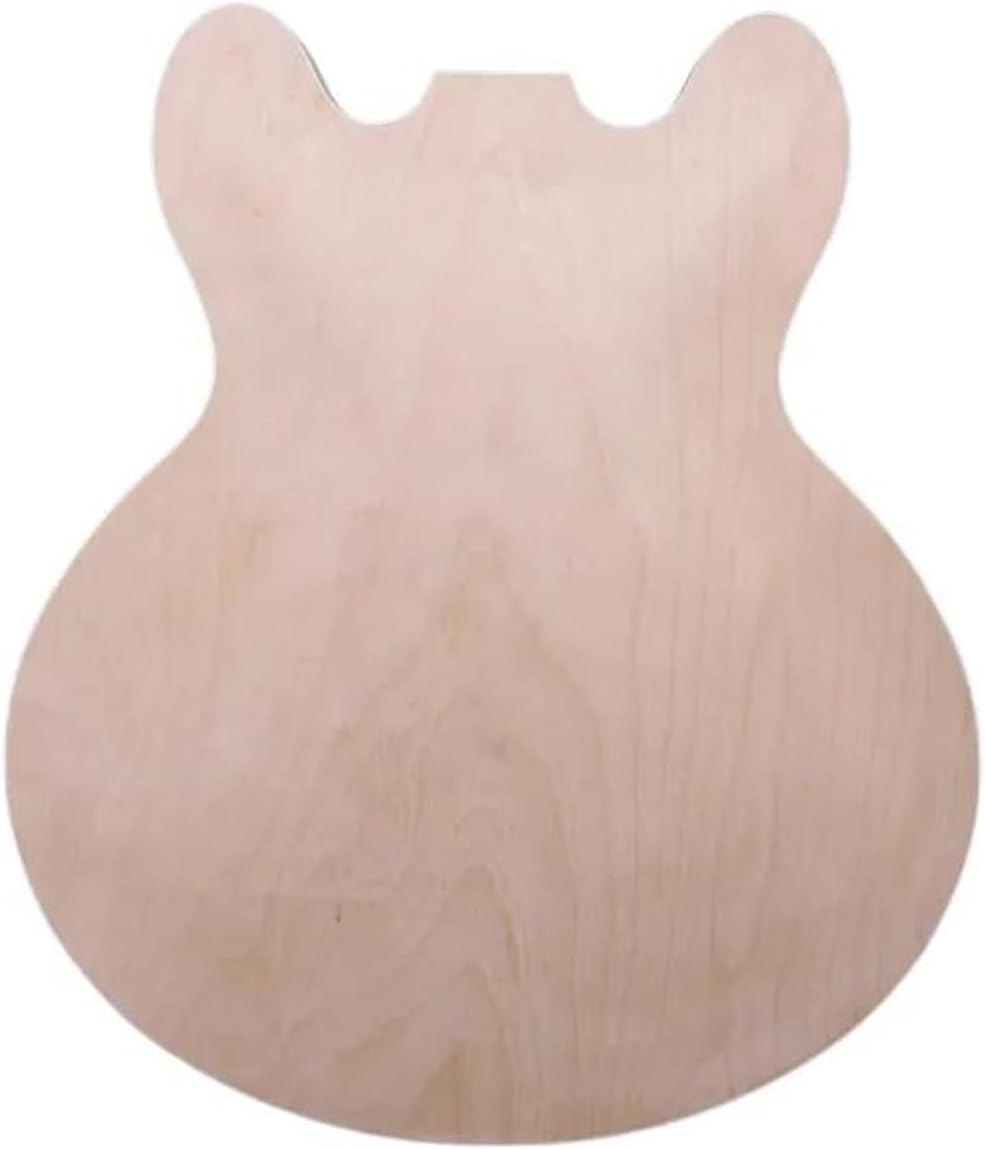 Guitar Body Guitar Replacement Parts Unfinished Electric Guitar 1set Guitar Kit Maple Guitar Neck And Guitar Body,DIY Hollow Electric Guitare