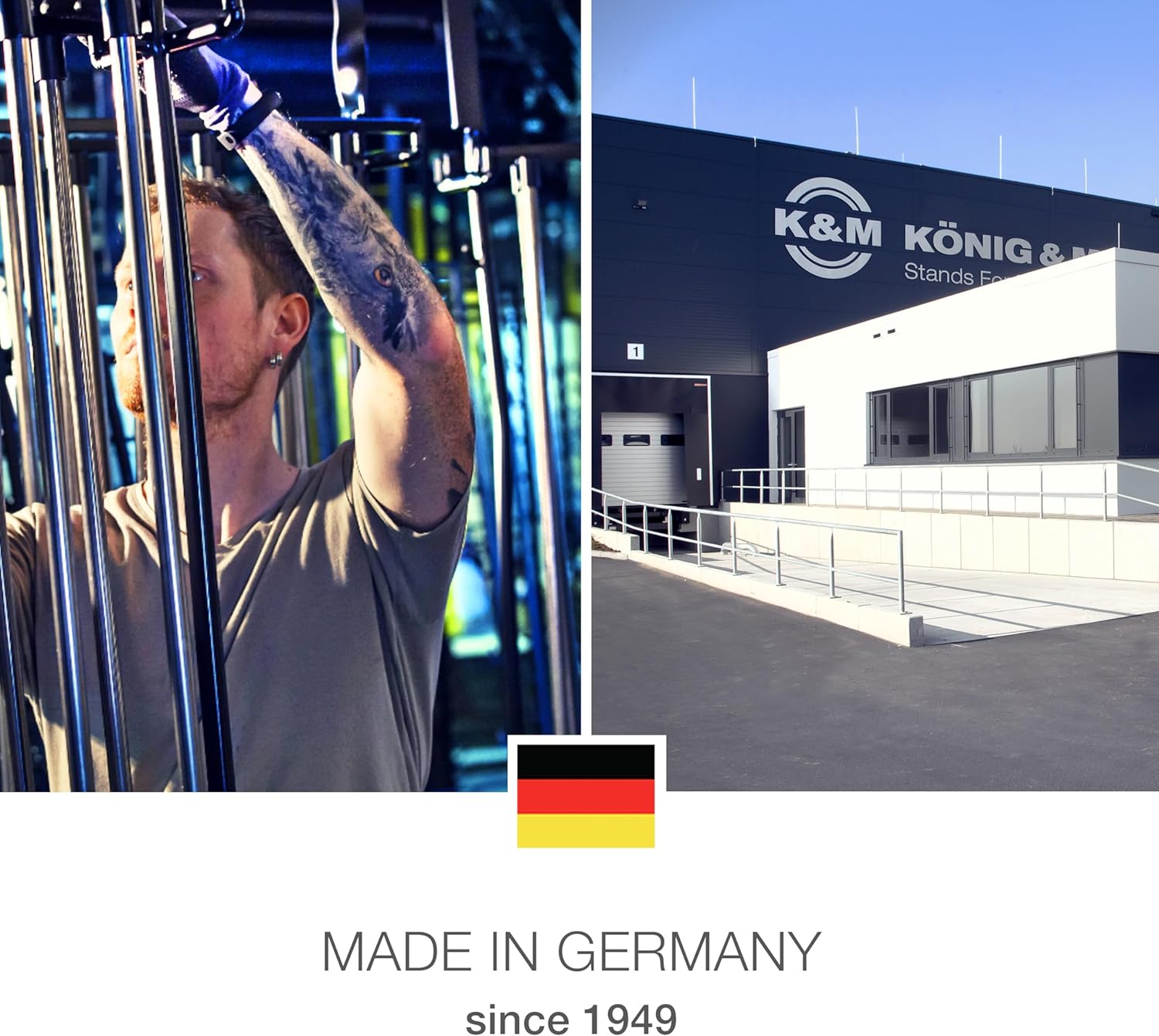 K&M König & Meyer Jazz Saxophone In-Bell Tripod 3 Leg Stand 14330.000.55 | Professional Grade for all Musicians | Lightweight & Compact | Stable Secure Eb Alto Base | Made in Germany Black