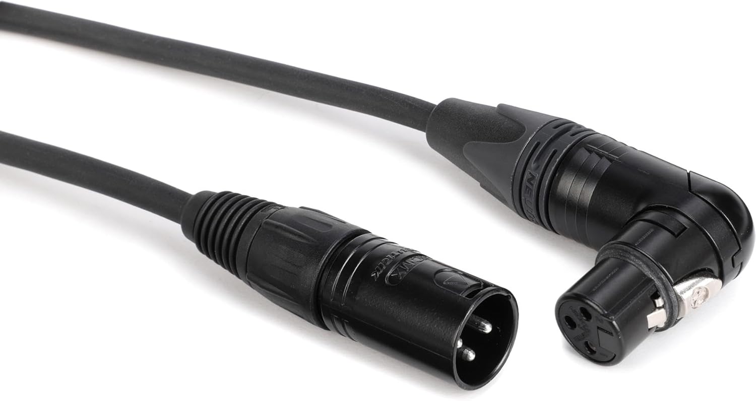 Pro Co MasterMIKE Microphone Cable - 20 Feet with Angled XLRF