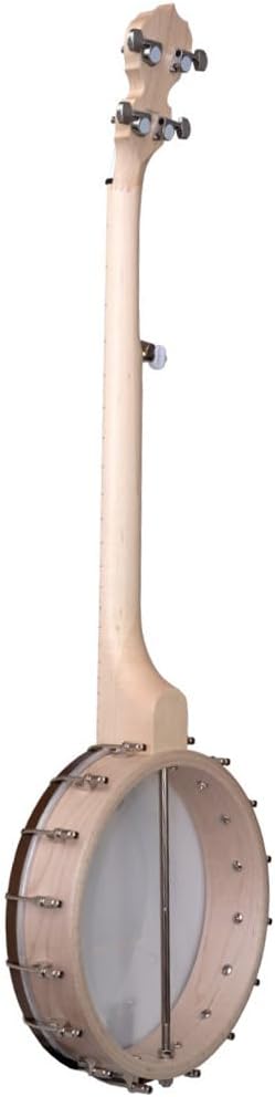 Deering Goodtime LEFT HANDED 5-String Maple Openback Banjo DECO Bronze Hardware with Gig Bag, Tuner, Mute, Picks Instrument Alley Open Back Combo