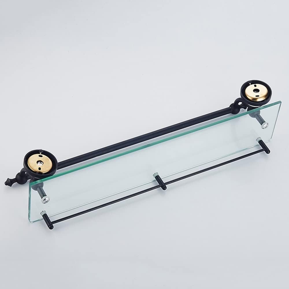 Shower Caddy 2021 Bathroom Shelves Corner Single Shelf, Tempered Glass Shelves for Home Decorations, Bathroom Accessories Wall Mount Shelves Bathroom Organizer