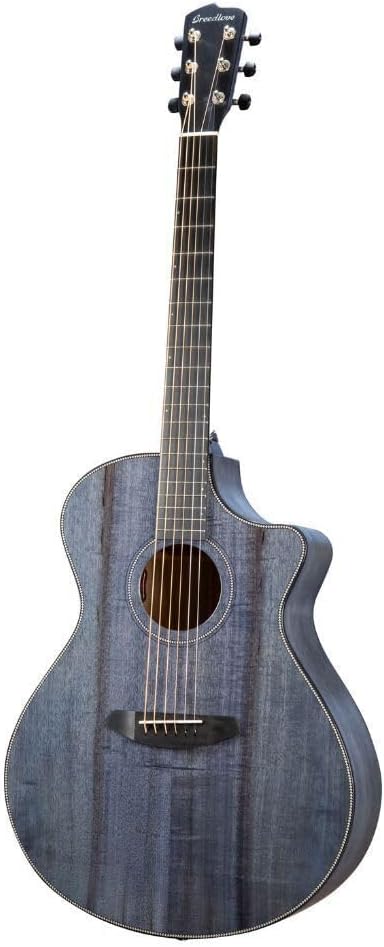 Breedlove Oregon Concerto Stormy Night CE Myrtlewood 6-String Right-Handed Acoustic Electric Guitar with Maple Neck and African Ebony Fingerboard