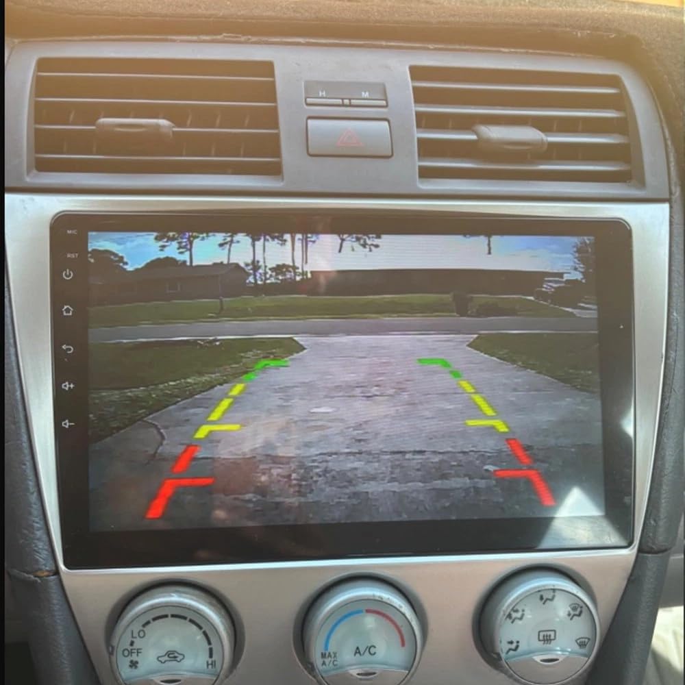 Double Din Radio for Camry 2007 Android 15 Car Stereo 10 Inch HD Touchscreen Radio with Wireless CarPlay Android Auto GPS Navigation WiFi Bluetooth FM/RDS SWC Dual USB HD Backup Camera Manual A/C