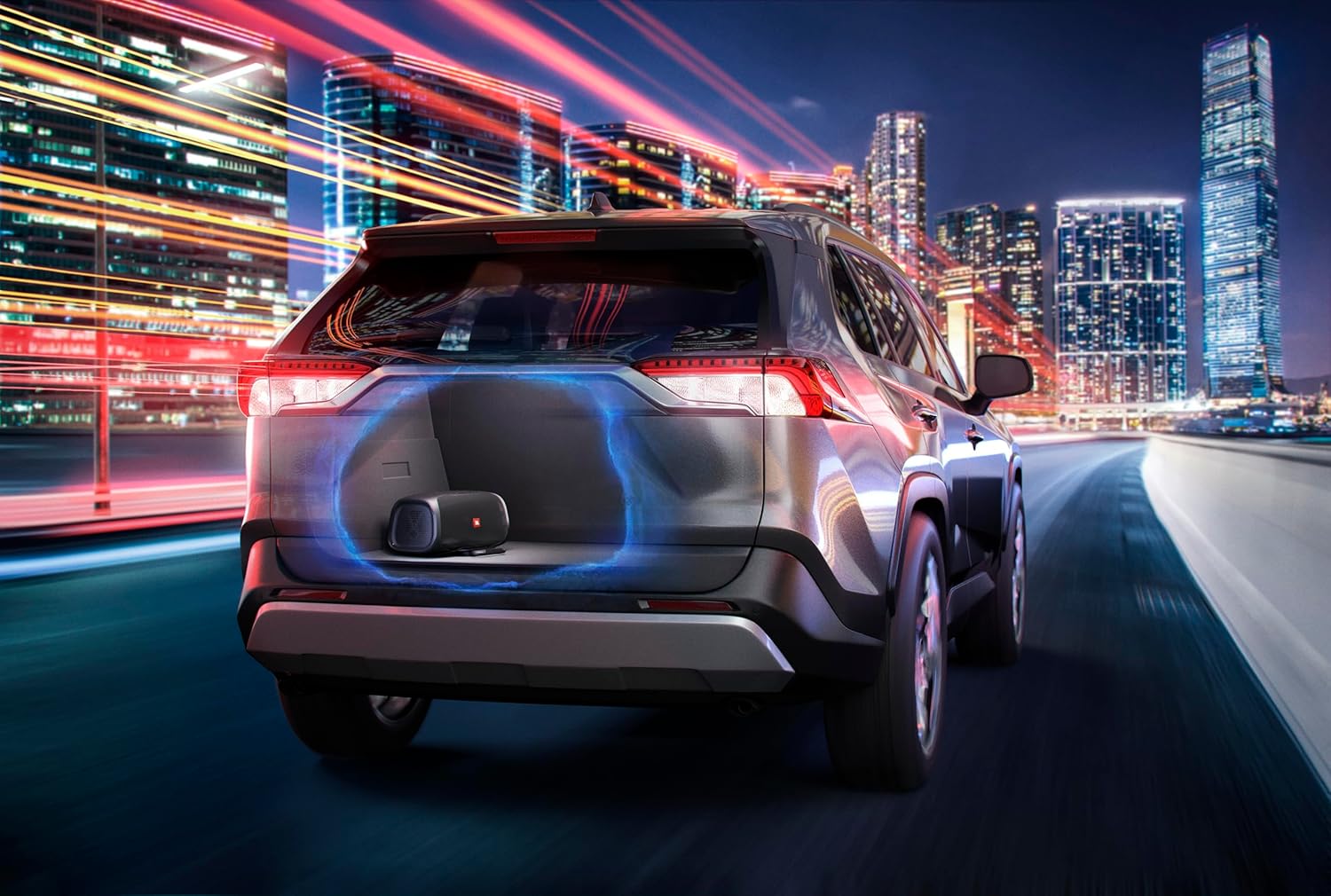 JBL BassPro Go V2 - in-Vehicle Powered subwoofer & Full-Range Portable Bluetooth Speaker, IPx5 Water Resistant, Built-in Rechargeable Battery (8Hrs) & USB Charging