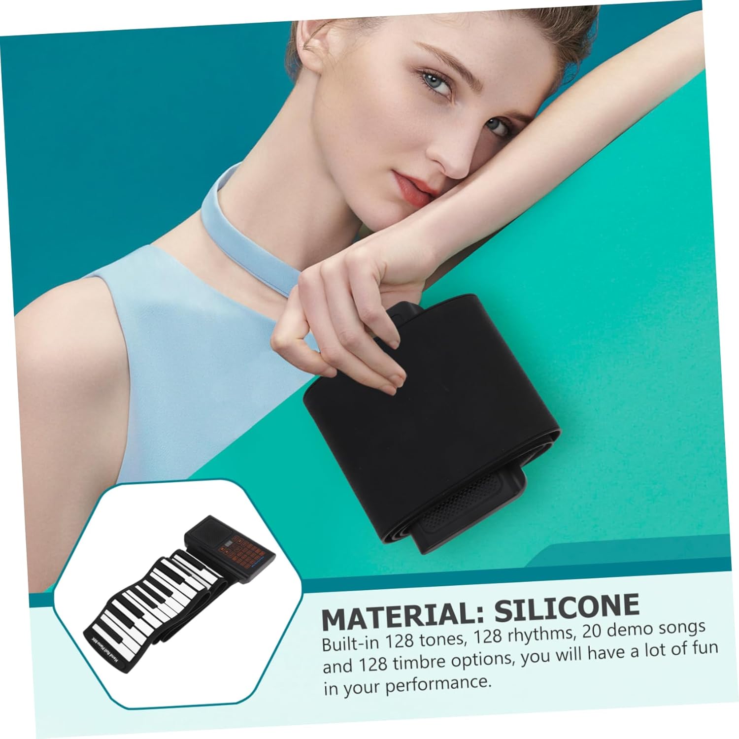 up Piano Keys Electronic Keyboard Weighted Keys Boys and Girls Piano for Learning Practice