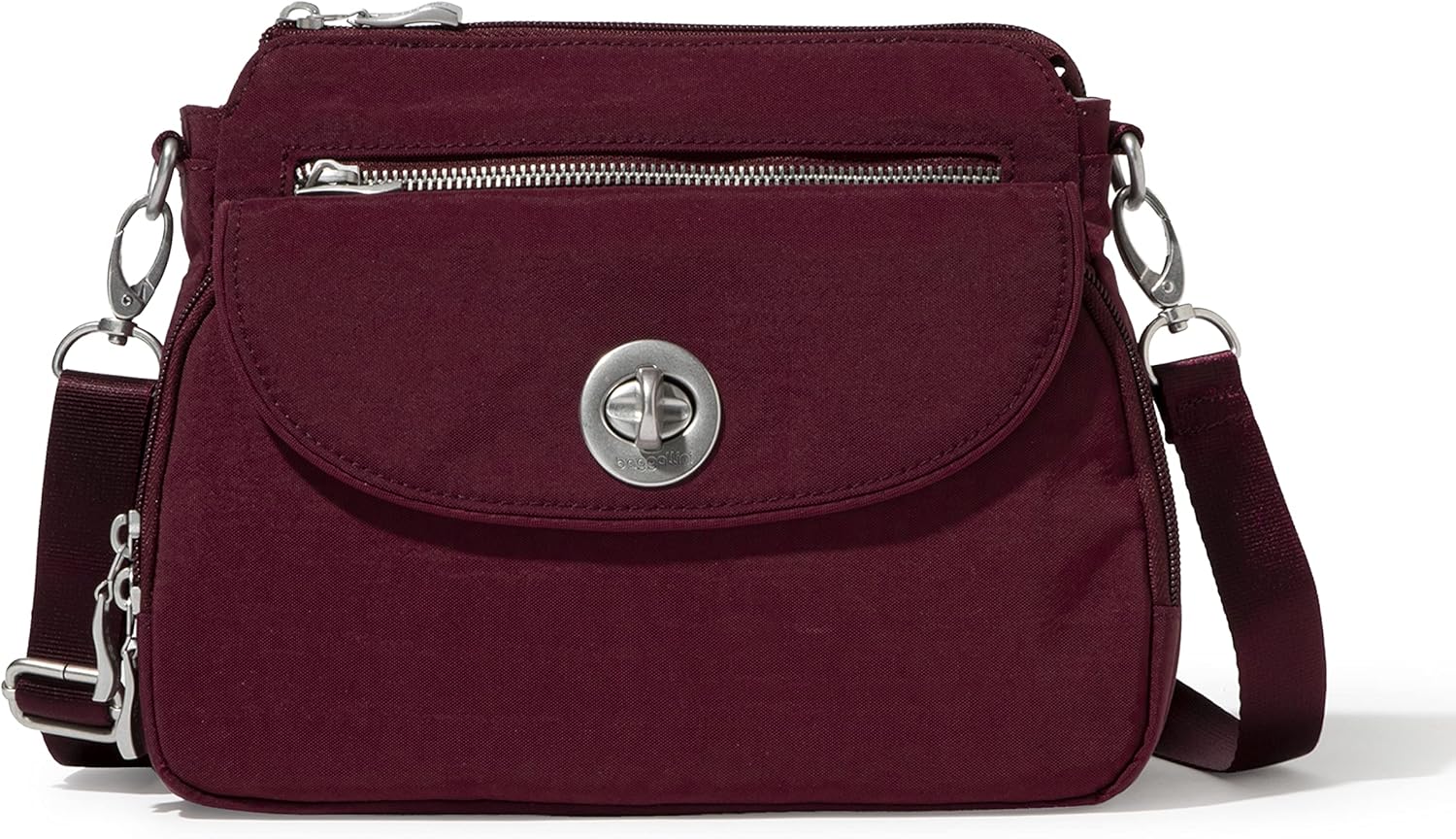 Baggallini Calais Crossbody Bags for Women 10x7 Lightweight Water-Resistant Travel Purse, RFID & Interior Organization