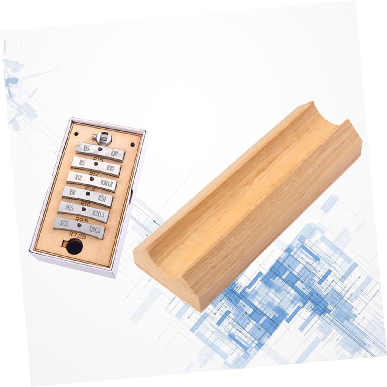 13pcs Guitar Setup Kit Fret Press Caul Insert for Electric Acoustic Bass Guitar Luthier Tool