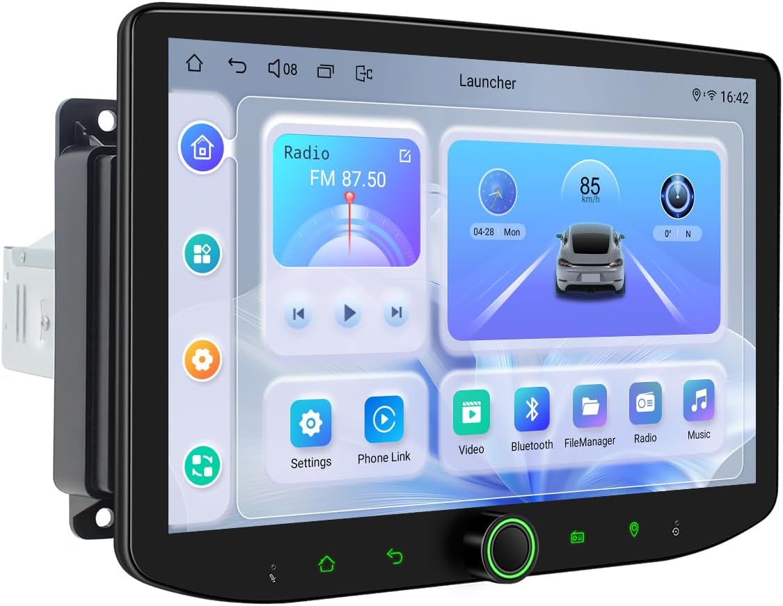 Joying Car Radio for Jeep Grand Cherokee/Dodge Durango 2011-2013, 10.1 Inch IPS Touch Screen 4+64GB Car Stereo 1280 x 800 with Wireless CarPlay & Android Auto, Mirror Link, Volume Knob(JY-GC602T4)