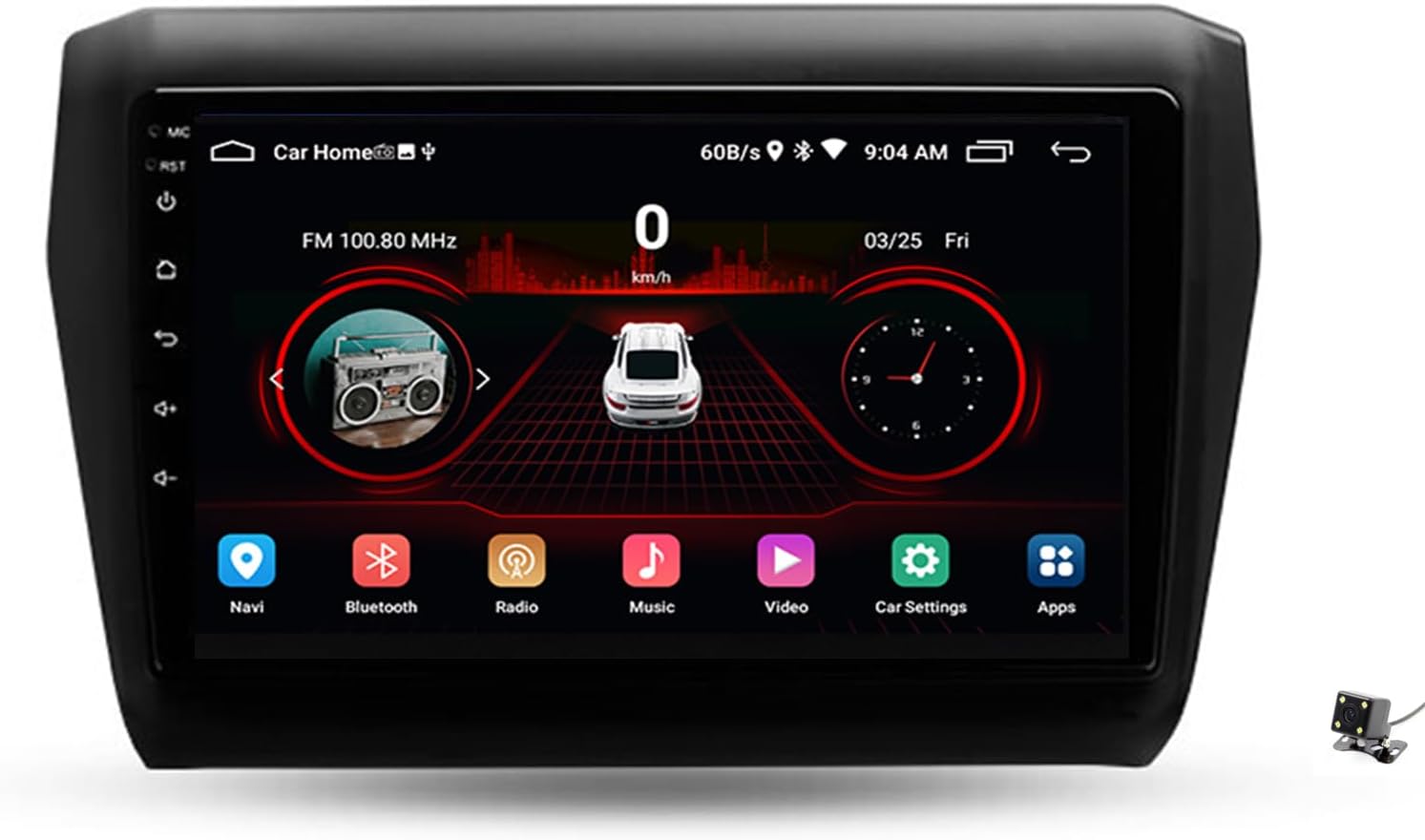 Android 12 Wireless Car-Play & Android Auto Car Stereo, Car Stereo Compatible with Suzuki Swift 5 2016-2020, 9