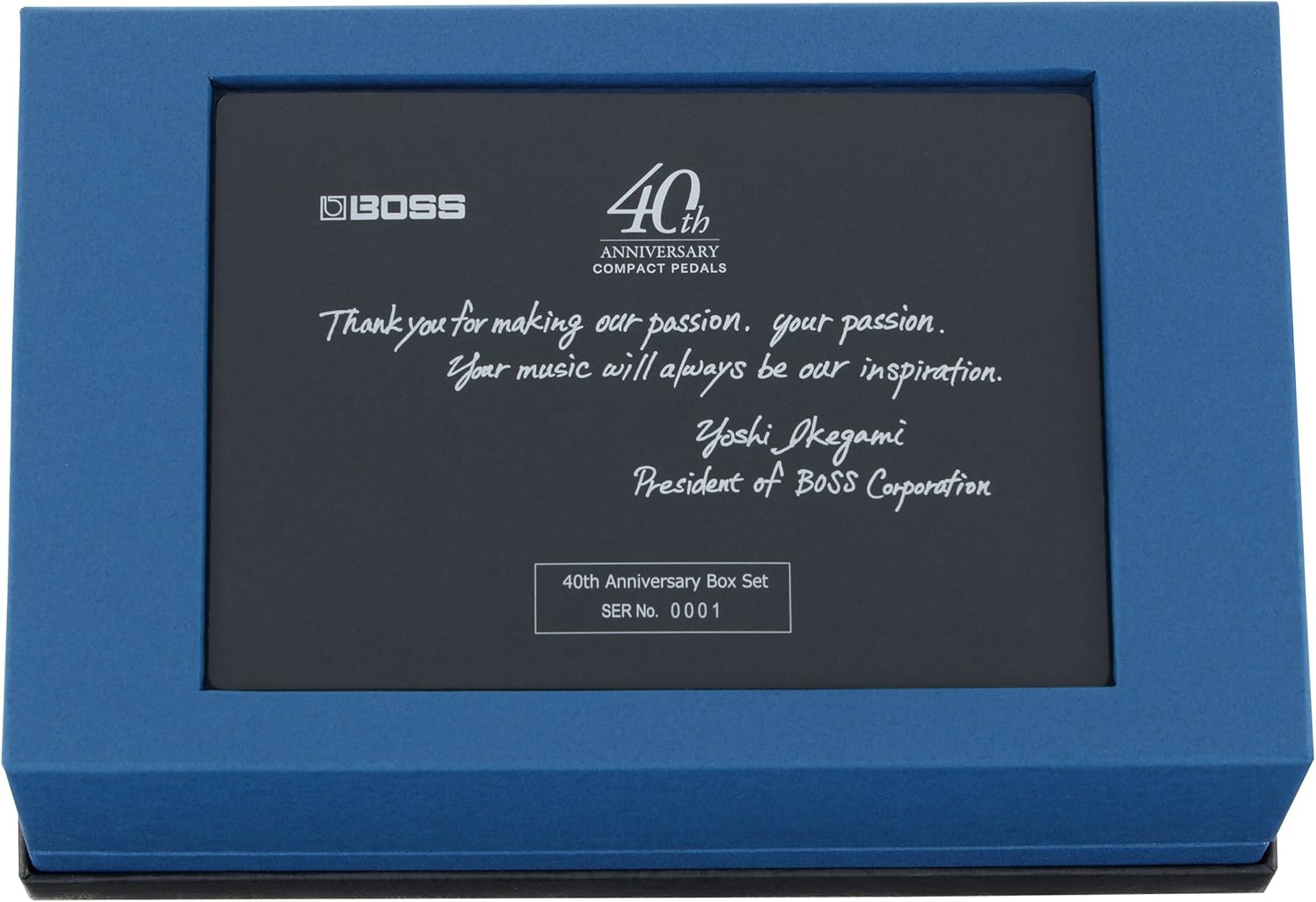 BOSS BOX-40 Compact Pedal Limited Edition 40th Anniversary Box Set (BOX-40)
