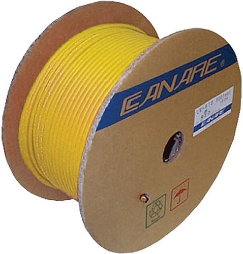 Star Quad Microphone Cable Yellow-656' Spool