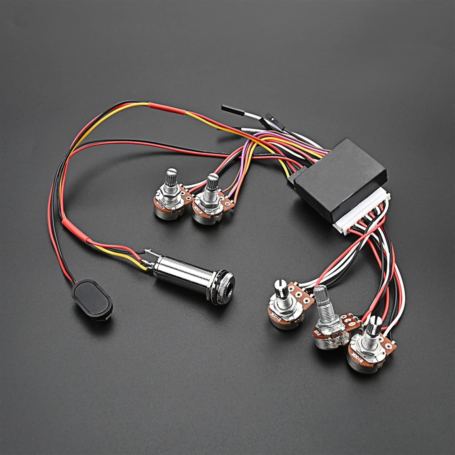 Guitar Wiring Harness Pickup Wiring Harness for Electric Guitar Bass Active Preamp Wiring Harness Parts for Guitar