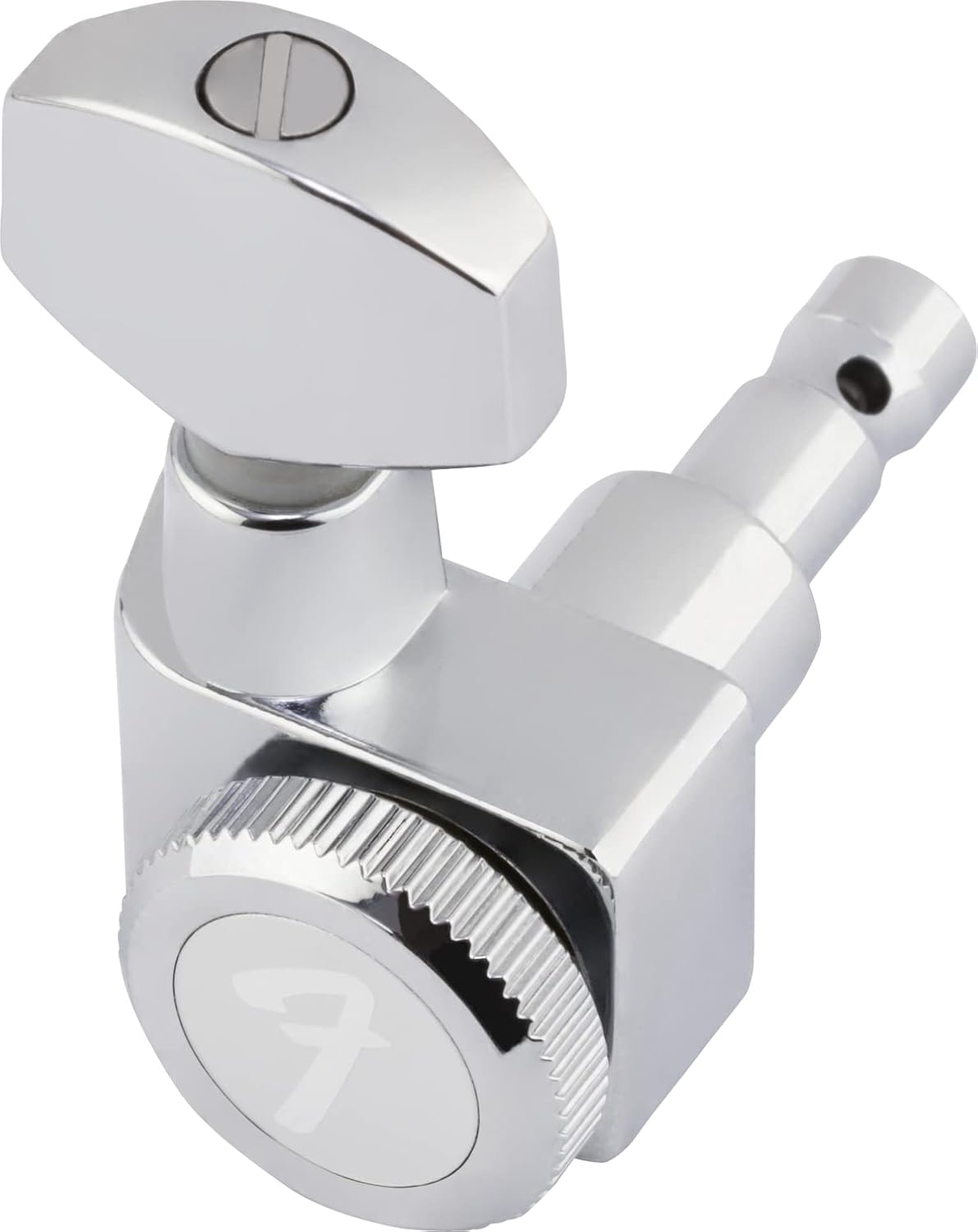 Fender Locking Tuners for Right-Handed Electric Guitar, Stratocaster and Telecaster Guitar Tuners, Polished Chrome, Set of 6