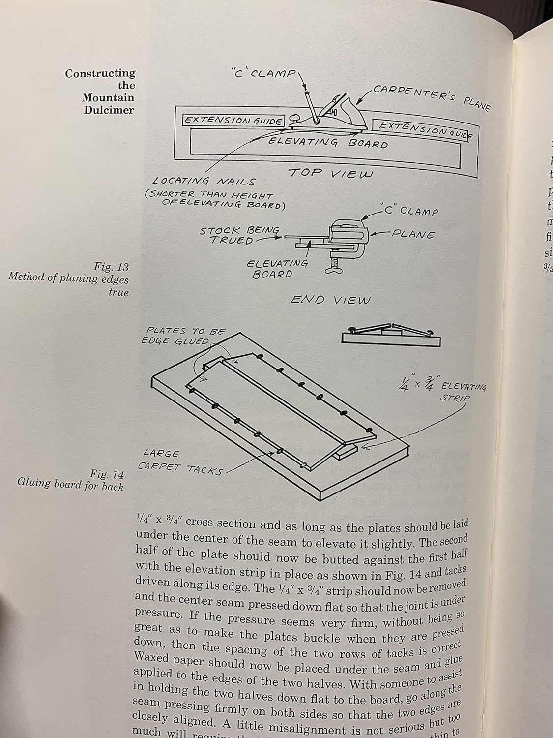 Constructing the mountain dulcimer