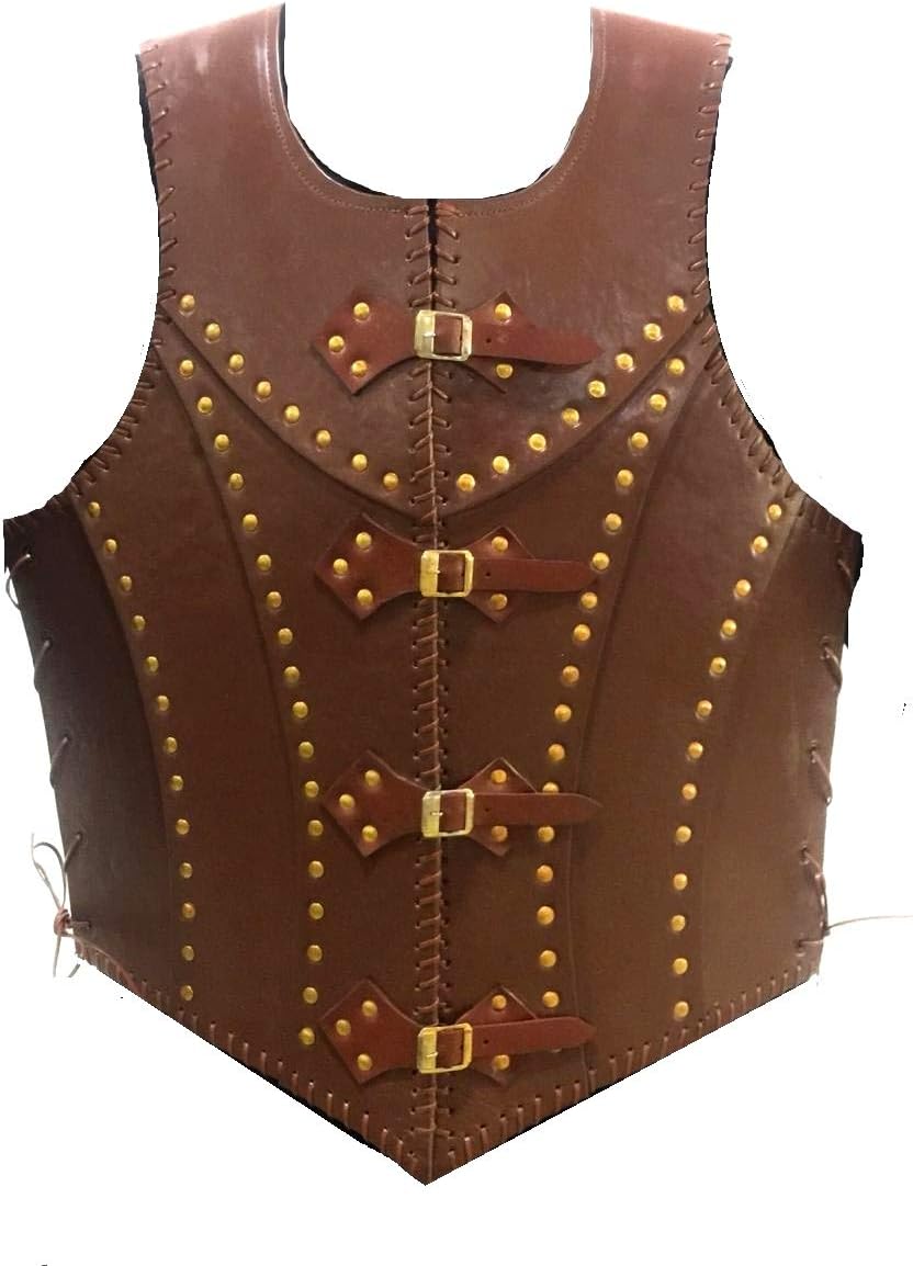 Armor Soldiers Leather Body Armour Brown