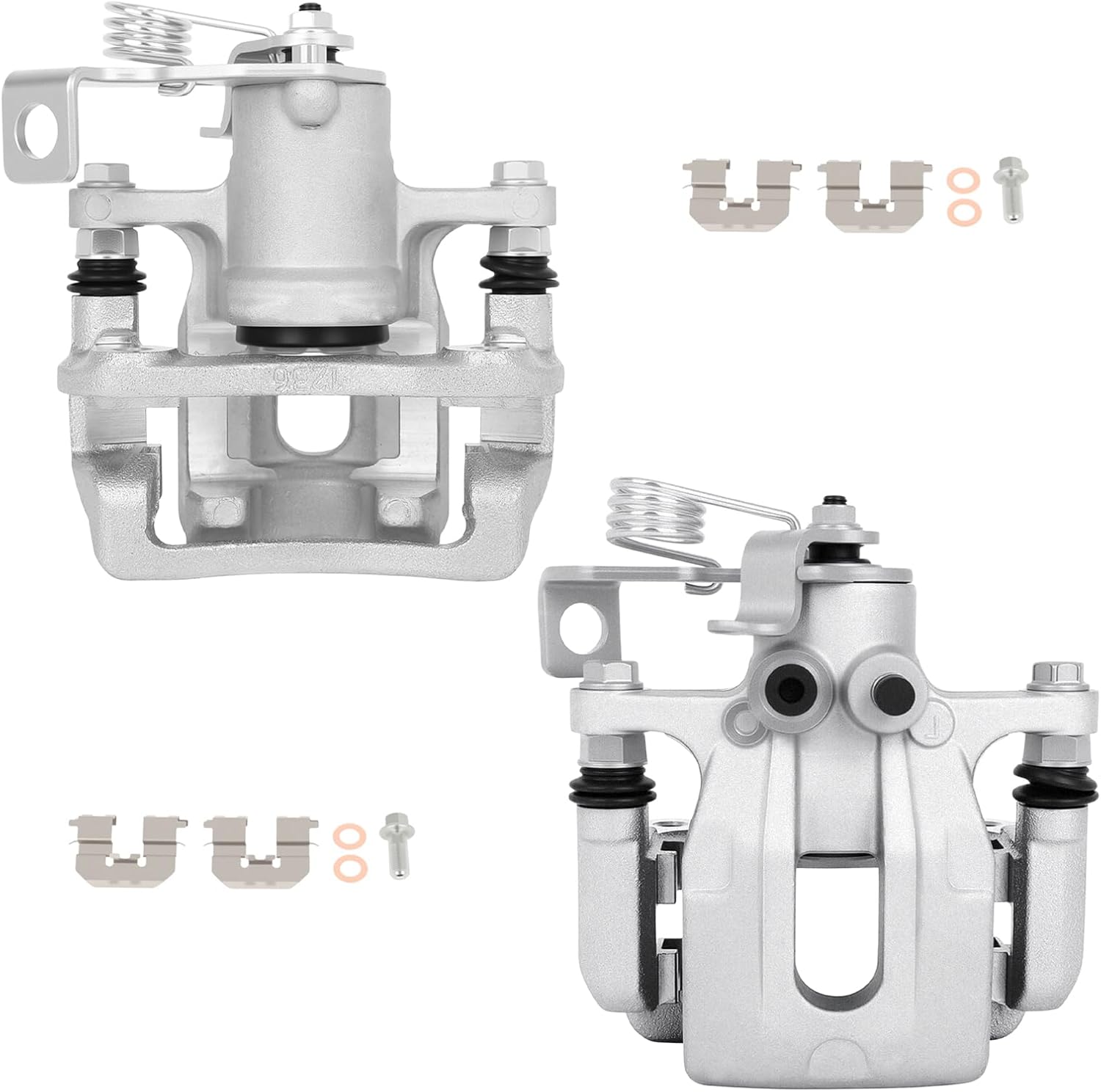 SCITOO Rear Brake Caliper With Bracket 19B6455, 19B6454 Compatible For Hyundai Elantra 2011-2016, For Hyundai Elantra Coupe 2013-2014