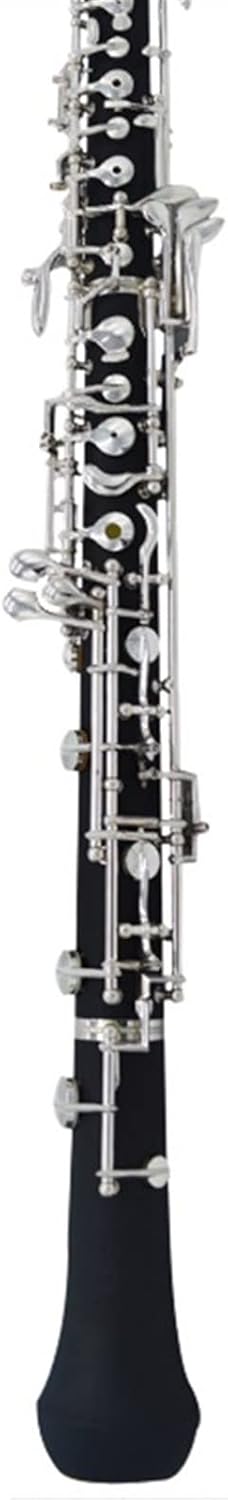 Professional C Key Oboe Semi-Automatic/Automatic Bakelite Body Key Silver-Plated Woodwind Instrument (Color : Auto)