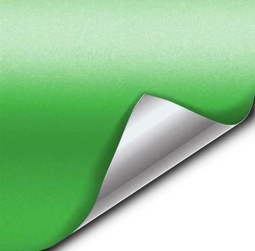 Matte Lime Green Car Wrap Vinyl Roll with Air Release 3mil-VViViD8 (50ft x 5ft (Full Car Wrap Roll))