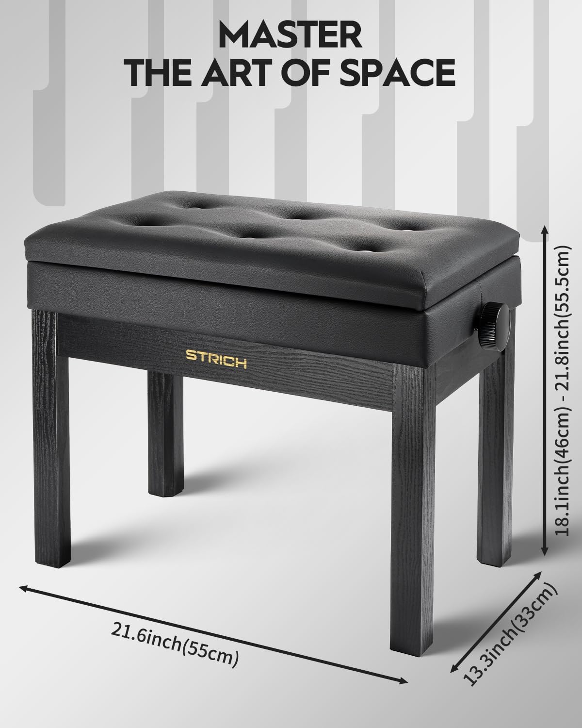 STRICH 88 Key Digital Piano & Piano Bench