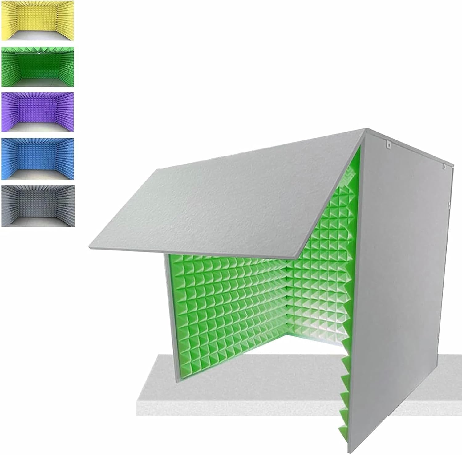 Microphone Isolation Screen Sound Absorbing Studio Vocal Booth, Acoustic Absorbing Isolation, Podcasting, Singing, Broadcasting