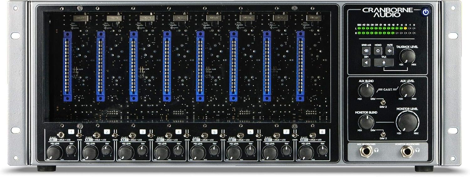 Cranborne Audio 500R8 USB Audio Interface and 8-slot 500 Series Chassis