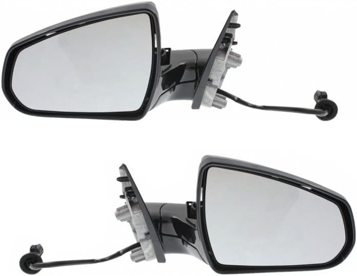For Cadillac SRX 2010-2016 Door Mirror Driver and Passenger Side | Pair | Power | Heated | Non-Power Folding | Replacement For GM1320445, GM1321445 | 20953697-PFM, 20953692-PFM