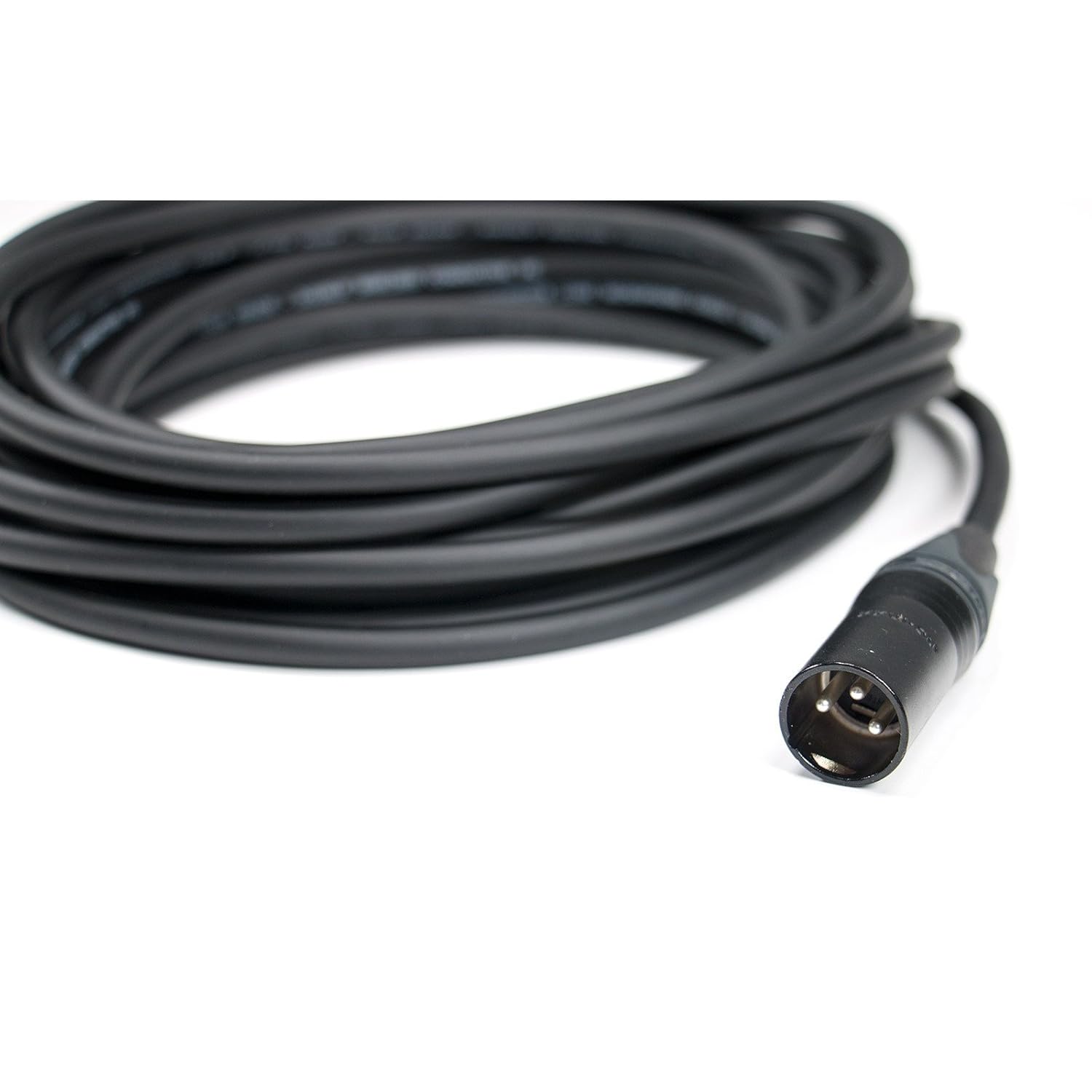 Elite Core CSM2-RAFN-20 | XLR Male to XLR Right Angle Female Durable Quiet 20 Feet Mic Cable Black
