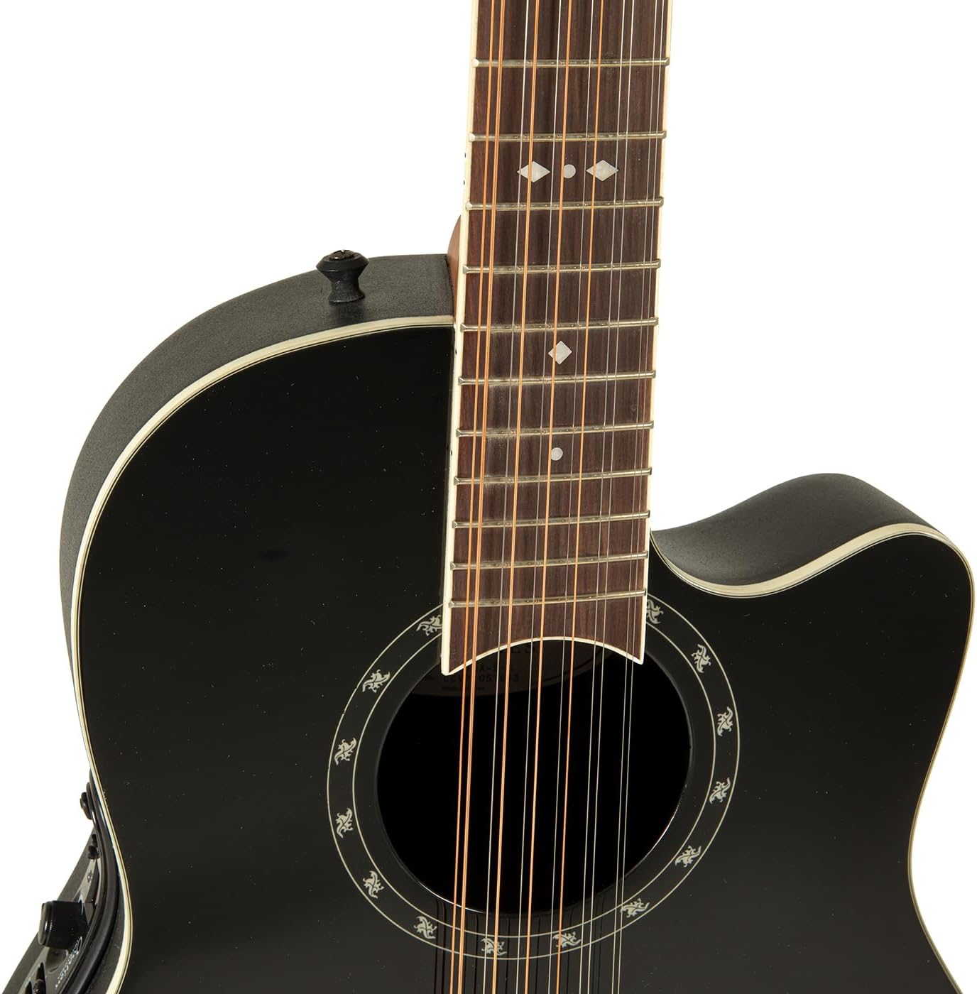 Ovation Pro Series Standard Balladeer 2751AX-5 12-String A/E Guitar - Black