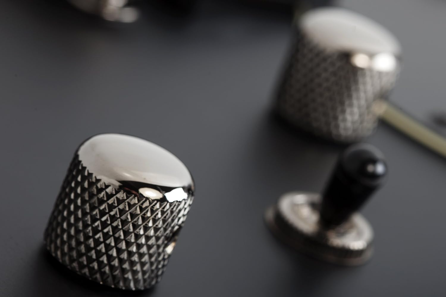 Schecter 3664 Solid-Body Electric Guitar, Aged Black Satin