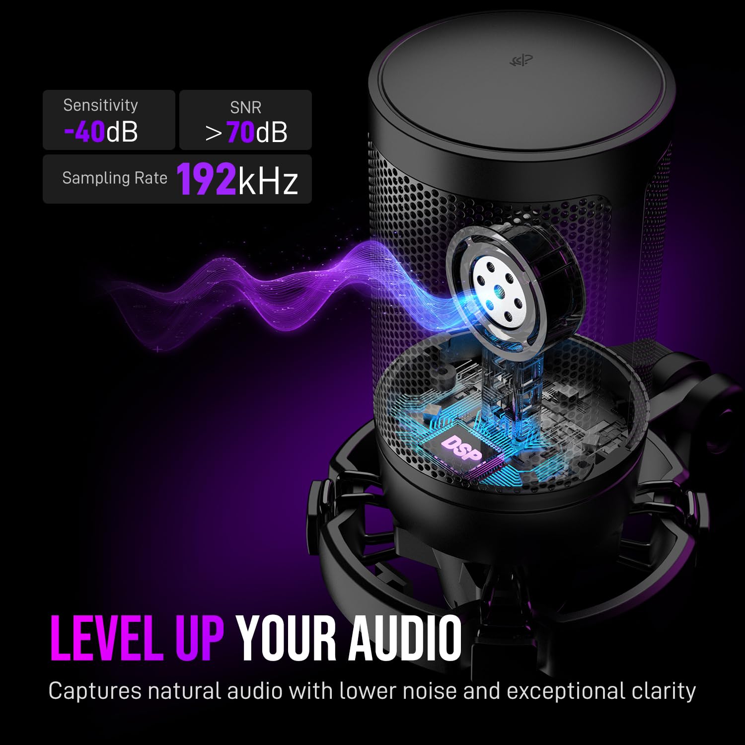 FIFINE Gaming Microphone & Headset Bundle: Computer Condenser RGB Mic with Arm Boom, PC Headset with 7.1 Surround Sound,Control Box, 3.5mm Jack for Streaming/Twitch/PS4/5 - A6T+H9