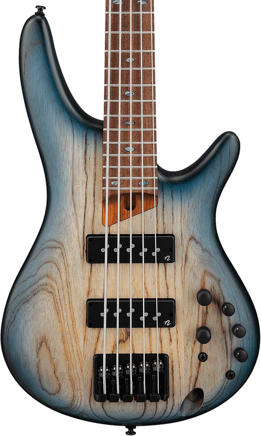 Ibanez SR Standard 5 String Electric Bass - Cosmic Blue Starburst Flat
